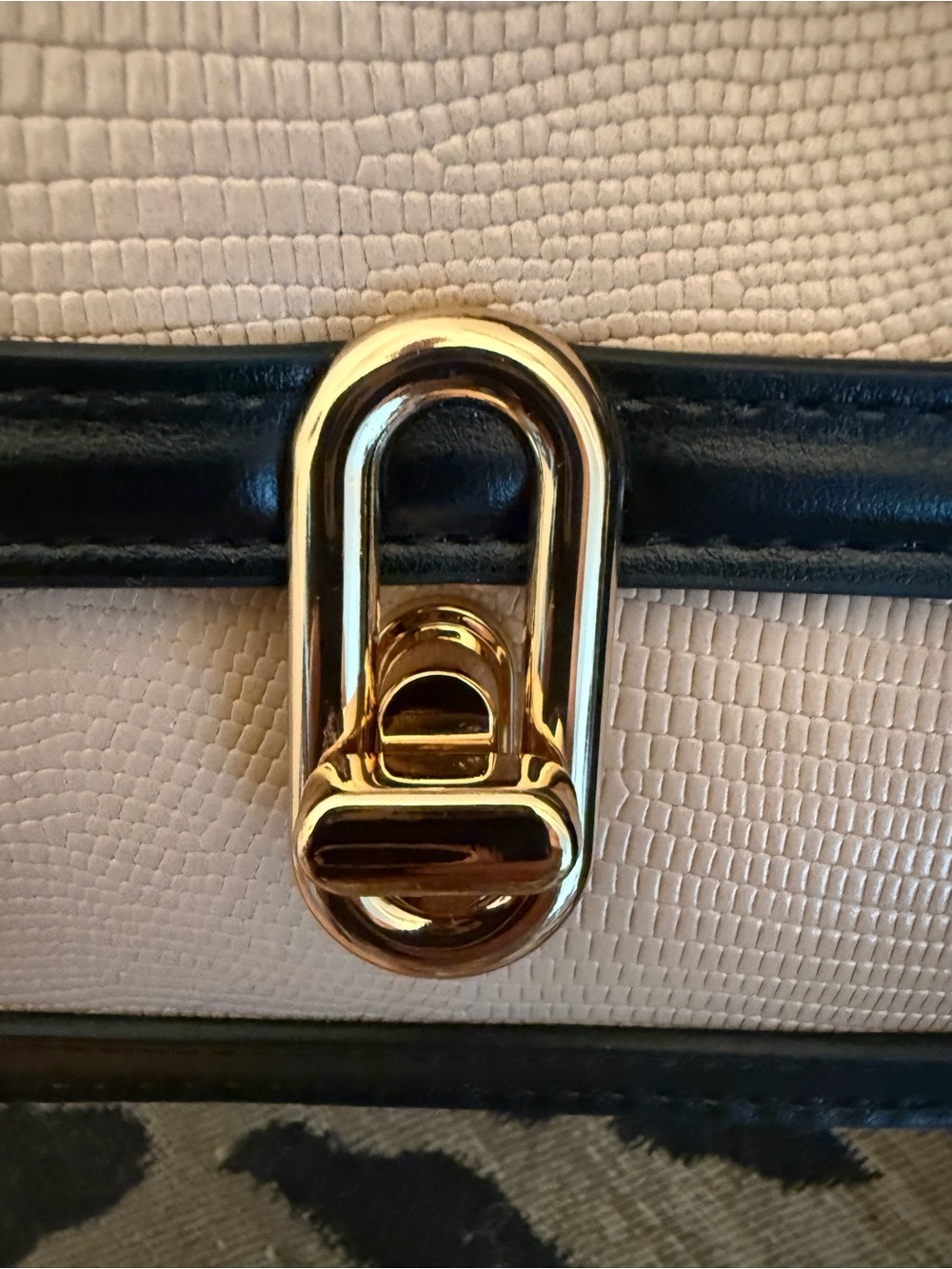 NWT Vegan Jules Kae Beige and Black Crossbody Bag - Picture 7 of 8